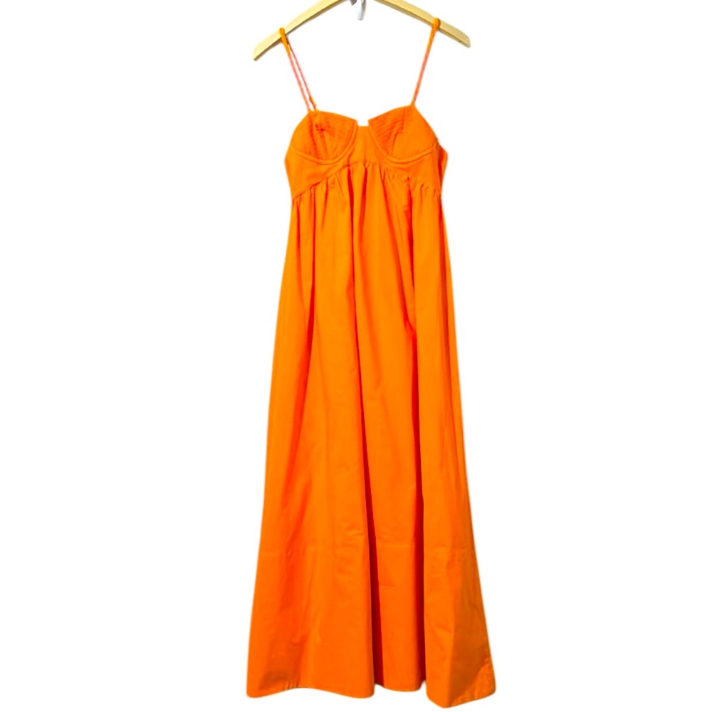 FARM Rio Vibrant Orange Maxi Dress